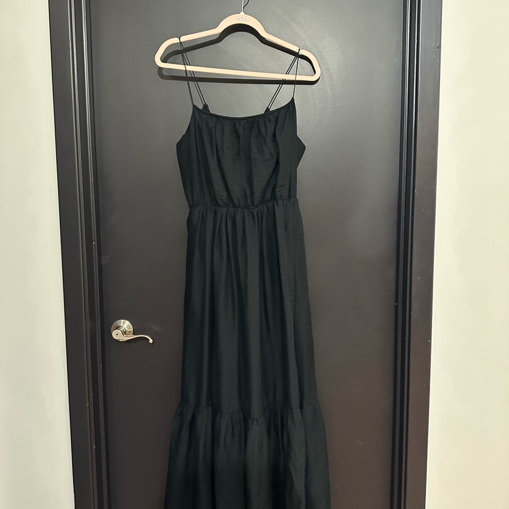 Abercrombie Elegant Black Maxi Dress